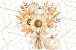 Fall Animals Clipart PNG, Autumn Floral Designs Product Image 4