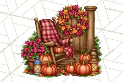 Halloween Camper Clipart PNG Vintage Camping Designs Product Image 3