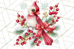 Christmas Tree Farm PNG Clipart, Santa & Elf Characters Product Image 4