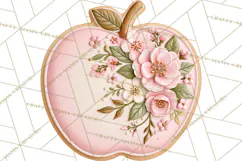 Pink Autumn Cookies Clipart PNG Product Image 5