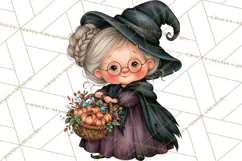 Halloween Village Clipart PNG, Spooky Cottage Town Product Image 5