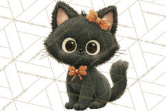 Frayed Fall Ghosts PNG Cozy Autumn Ghost Clipart Product Image 5