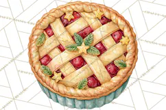 Christmas Dessert Clipart PNG Product Image 5