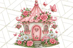 Whimsical Fairy World Clipart PNG Product Image 5