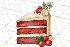Christmas Dessert Clipart PNG Product Image 5