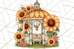 Sunflower Fairy World PNG, Fall Fairies Product Image 5