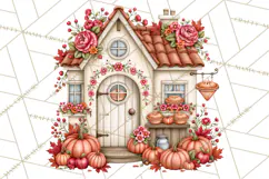 Enchanted Autumn Fairy World PNG, Fall Fairies Product Image 2
