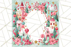 Merry And Bright Christmas Watercolor PNG Product Image 2