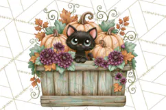 Halloween Village Clipart PNG, Spooky Cottage Town Product Image 2