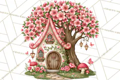 Whimsical Fairy World Clipart PNG Product Image 2