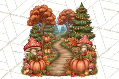 Halloween Camper Clipart PNG Vintage Camping Designs Product Image 5
