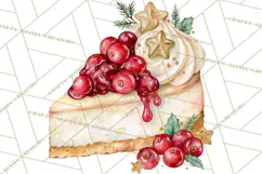 Christmas Dessert Clipart PNG Product Image 2