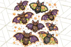 Spooky Halloween Desserts Clipart PNG Product Image 3