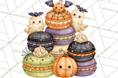 Spooky Halloween Desserts Clipart PNG Product Image 4