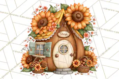 Sunflower Fairy World PNG, Fall Fairies Product Image 4