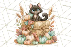 Halloween Village Clipart PNG, Spooky Cottage Town Product Image 4