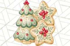 Christmas Dessert Clipart PNG Product Image 5