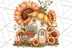 Sunflower Fairy World PNG, Fall Fairies Product Image 5