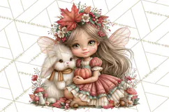 Enchanted Autumn Fairy World PNG, Fall Fairies Product Image 5