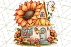 Sunflower Fairy World PNG, Fall Fairies Product Image 2