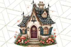 Midnight Halloween Fairy World PNG, Fall Fairies Product Image 2