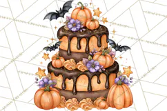 Spooky Halloween Desserts Clipart PNG Product Image 2