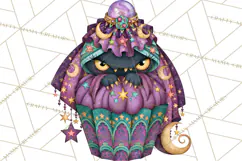 Halloween Monster Cupcake Clipart Png, Halloween Sweets Product Image 2