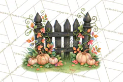 Halloween Village Clipart PNG, Spooky Cottage Town Product Image 3