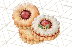 Christmas Dessert Clipart PNG Product Image 3