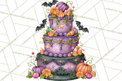 Spooky Halloween Desserts Clipart PNG Product Image 3