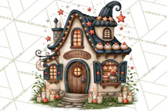 Midnight Halloween Fairy World PNG, Fall Fairies Product Image 4