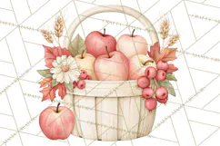 Fall Animals Clipart PNG, Autumn Floral Designs Product Image 4