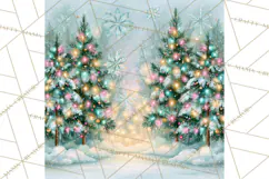 Merry And Bright Christmas Watercolor PNG Product Image 5
