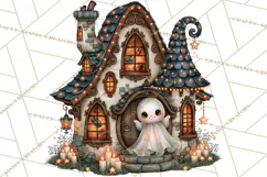 Midnight Halloween Fairy World PNG, Fall Fairies Product Image 5