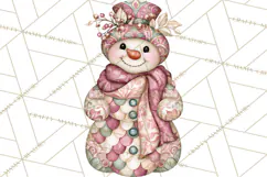 Whimsical Christmas Snowman Clipart PNG Product Image 5