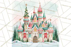 Merry And Bright Christmas Watercolor PNG Product Image 2