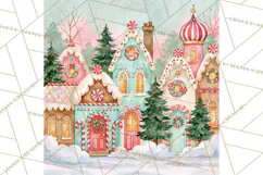 Merry And Bright Christmas Watercolor PNG Product Image 2