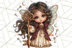 Midnight Halloween Fairy World PNG, Fall Fairies Product Image 2