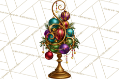 Neon North Pole PNG Christmas Clipart Product Image 2