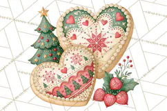 Christmas Dessert Clipart PNG Product Image 3