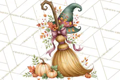 Halloween Village Clipart PNG, Spooky Cottage Town Product Image 3