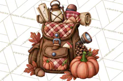 Halloween Camper Clipart PNG Vintage Camping Designs Product Image 3
