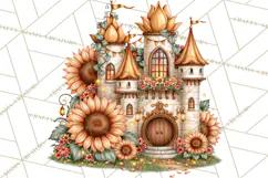 Sunflower Fairy World PNG, Fall Fairies Product Image 4
