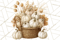 Frayed Fall Ghosts PNG Cozy Autumn Ghost Clipart Product Image 4