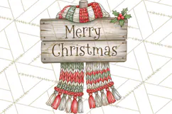 Christmas Animal Clipart PNG, Festive Animals Sign Clip Art Product Image 4