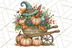 Halloween Village Clipart PNG, Spooky Cottage Town Product Image 5