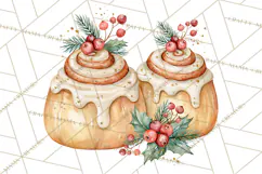 Christmas Dessert Clipart PNG Product Image 5