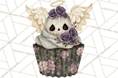 Halloween Monster Cupcake Clipart Png, Halloween Sweets Product Image 5