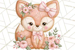 Pink Autumn Cookies Clipart PNG Product Image 5