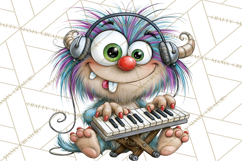Little Monster Academy Clip Art PNG Product Image 4